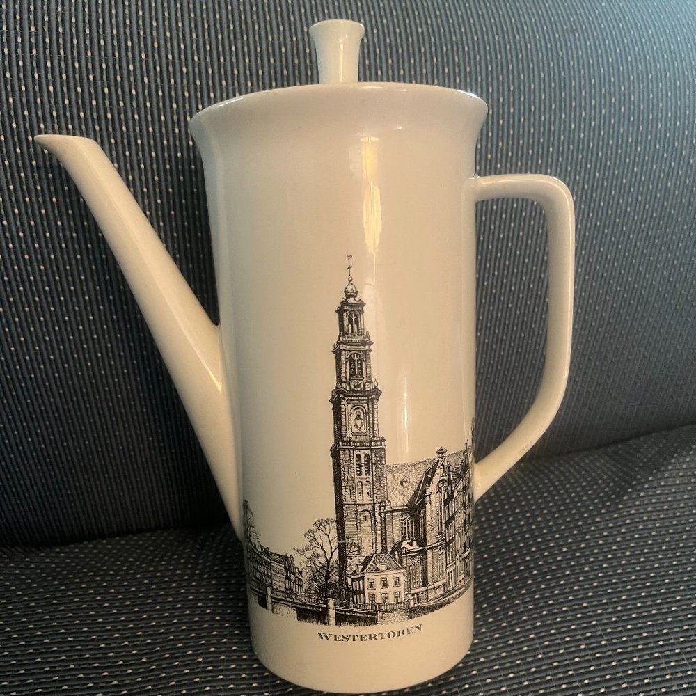 FREE SHIP/Coffee/Tea Pot Westertoren Montelbaanstoren Amsterdam Villeroy & Boch